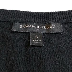 Banana Republic Black Cardigan Sweater Top Small